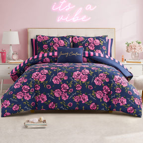 Rose Logo Bed in a Bag Bedding Set - Juicy Couture