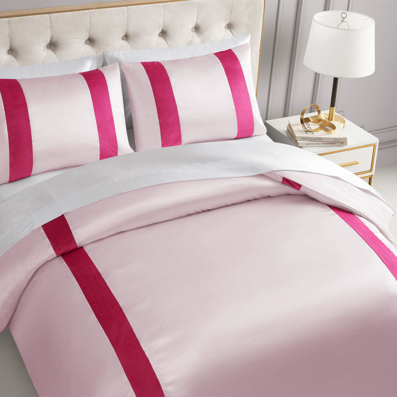 Satin Velvet Stripe Comforter Set - Juicy Couture