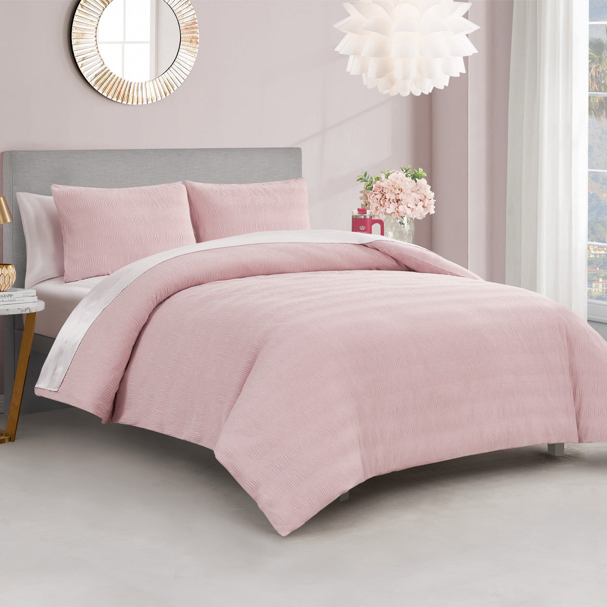 Crinkle Velvet Comforter Set - Juicy Couture