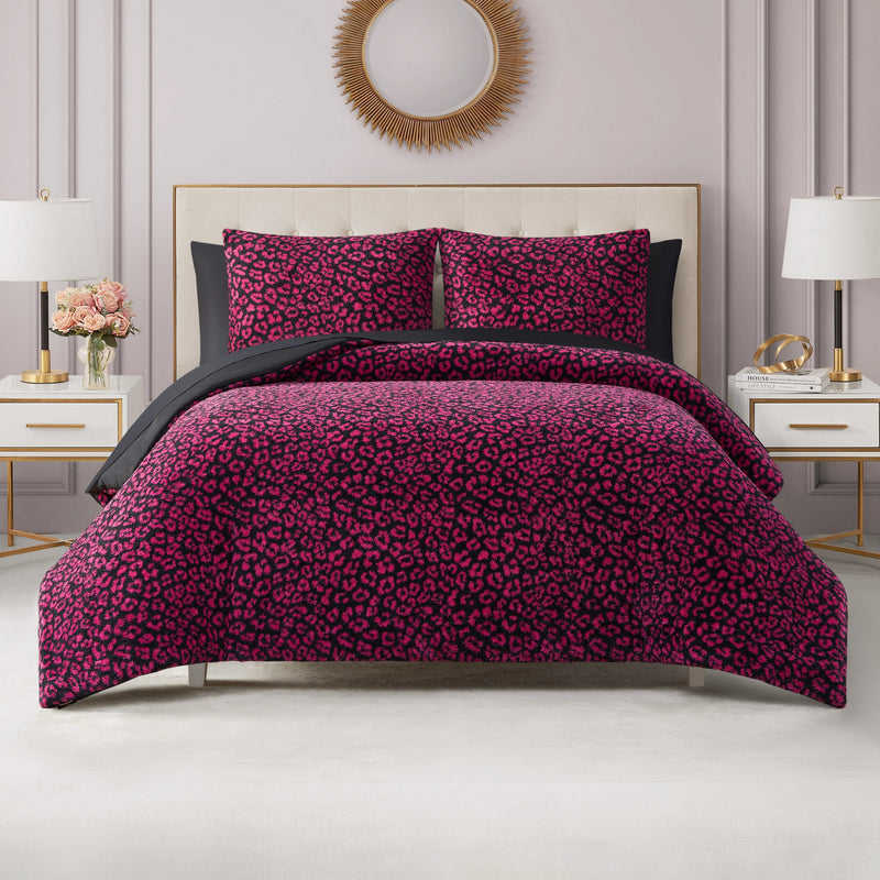 Cheetah Feathered Comforter Set - Juicy Couture
