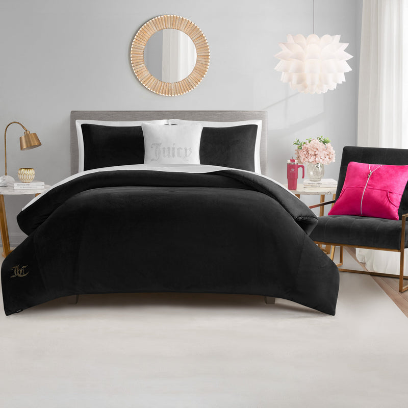 Solid Velour Comforter Set - Juicy Couture