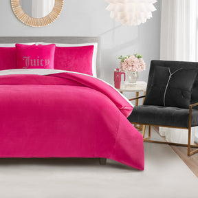 Solid Velour Comforter Set - Juicy Couture
