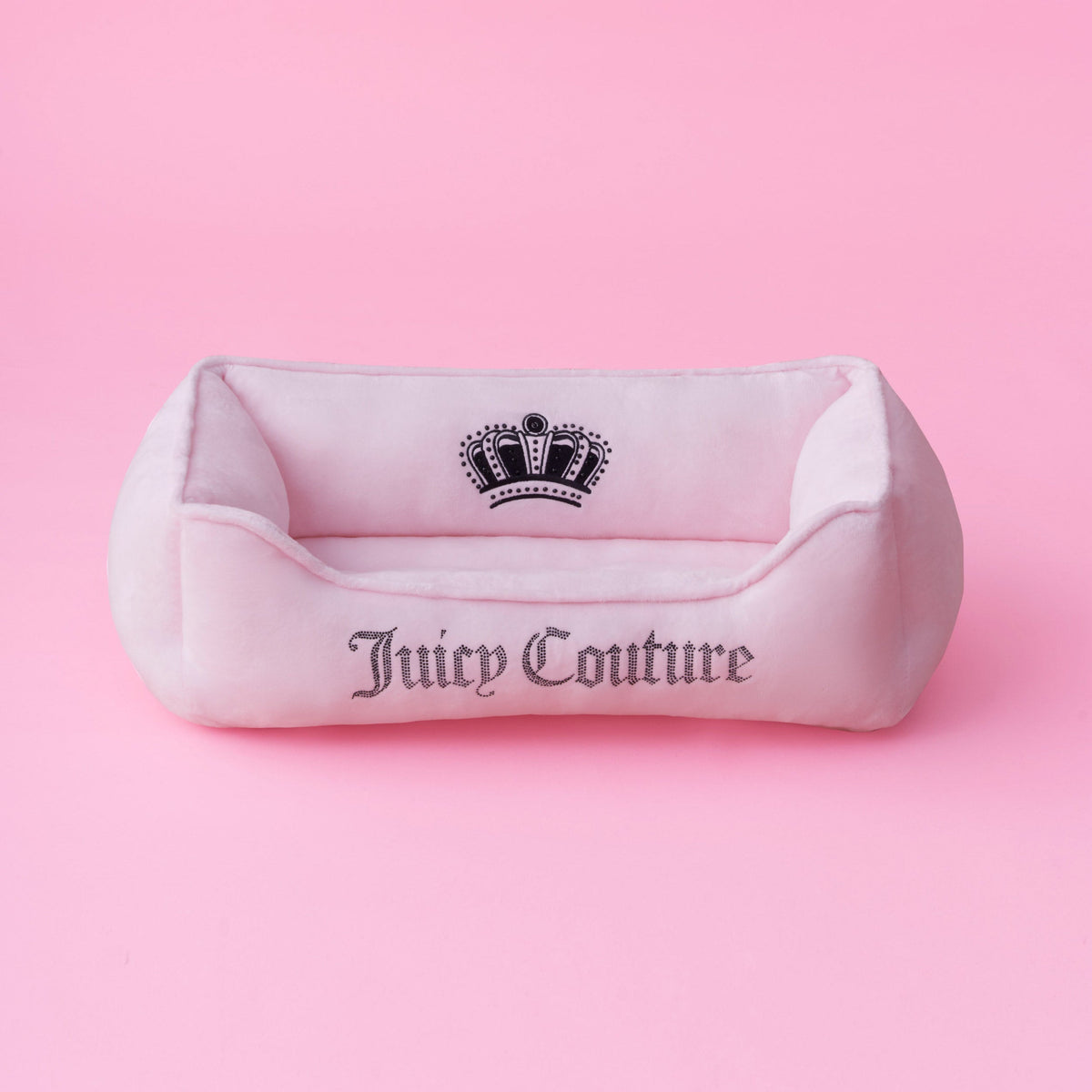 Crown Bling Black Pet Bed - Juicy Couture
