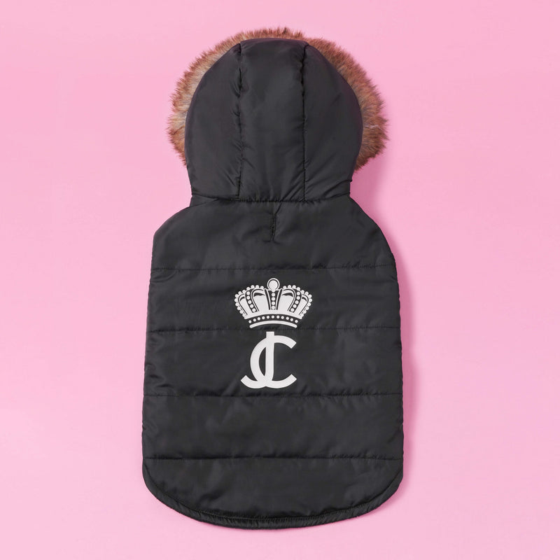 Pet Faux Fur Hooded Jacket