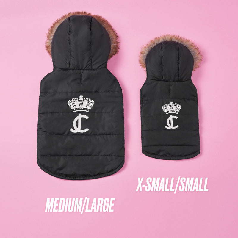 Pet Faux Fur Hooded Jacket