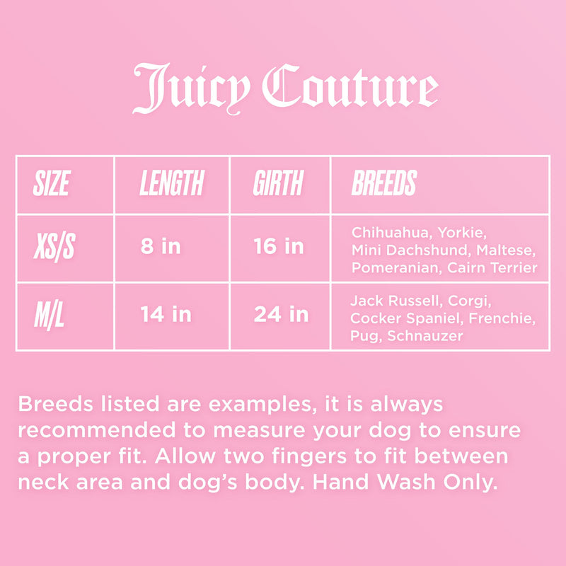 Juicy Couture Pet Silky Satin Pajamas