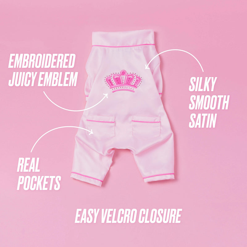 Juicy Couture Pet Silky Satin Pajamas