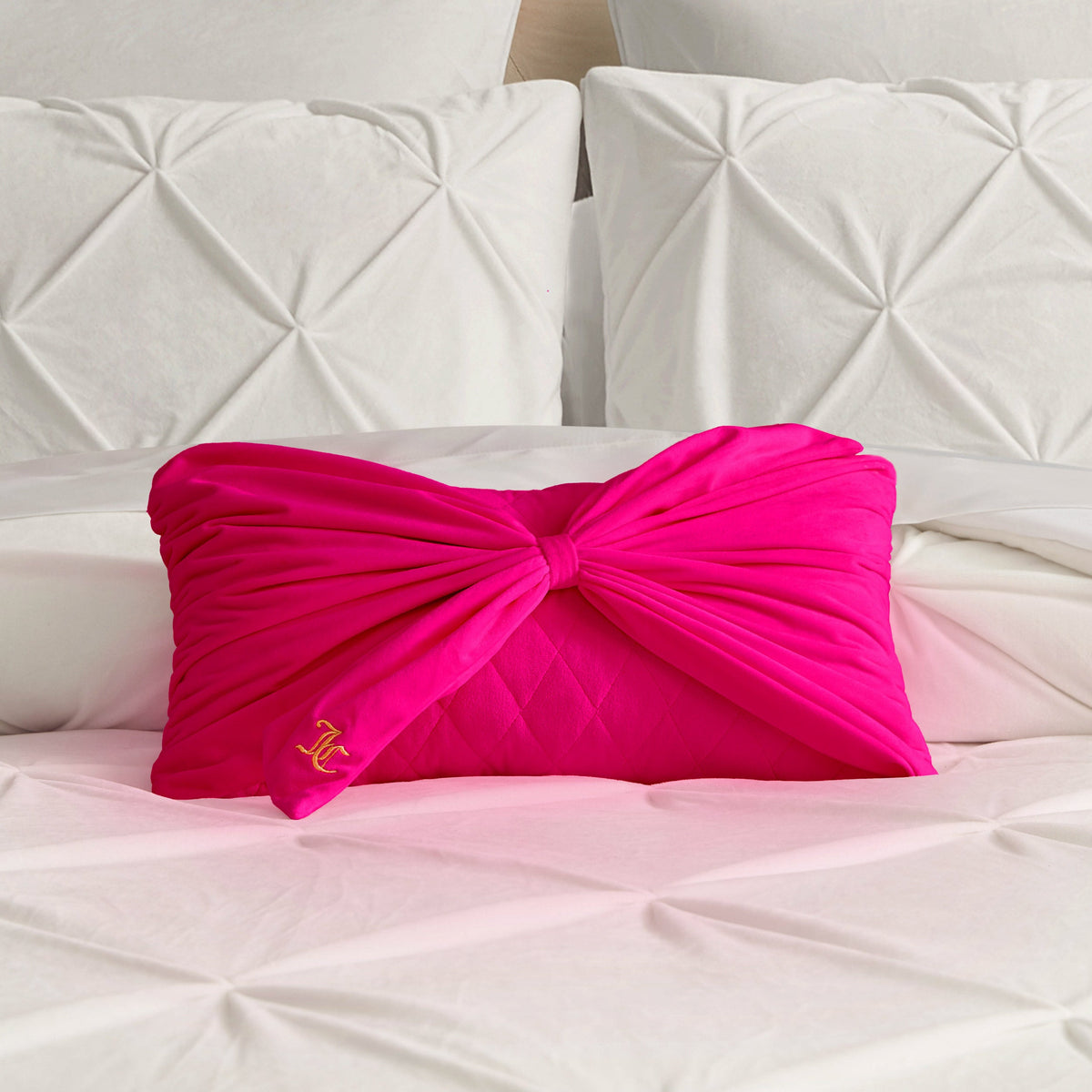 Velvet Bow Decorative Pillow - Juicy Couture