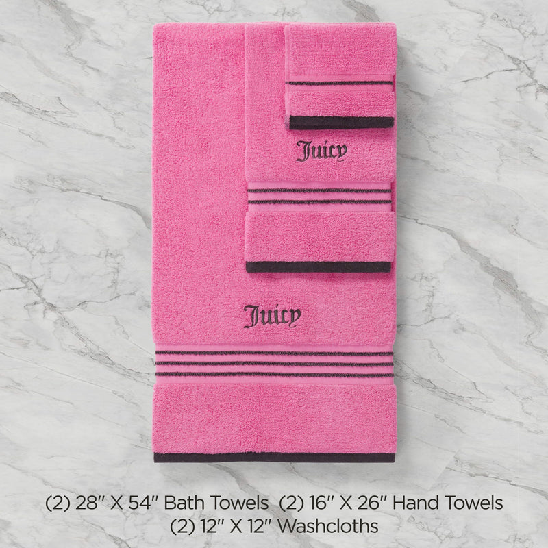 Neon Border Bath Towel Set