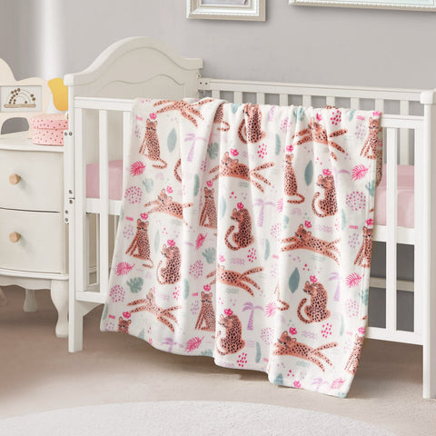 Plush Baby Throw Blanket