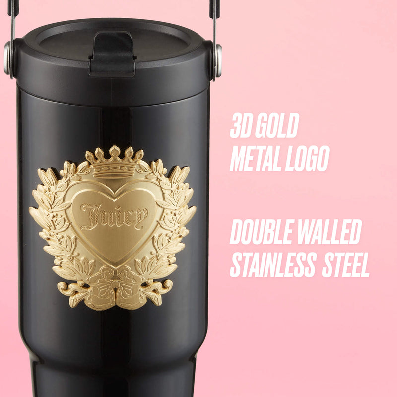 Flip & Sip Hydration Stainless Steel Tumbler
