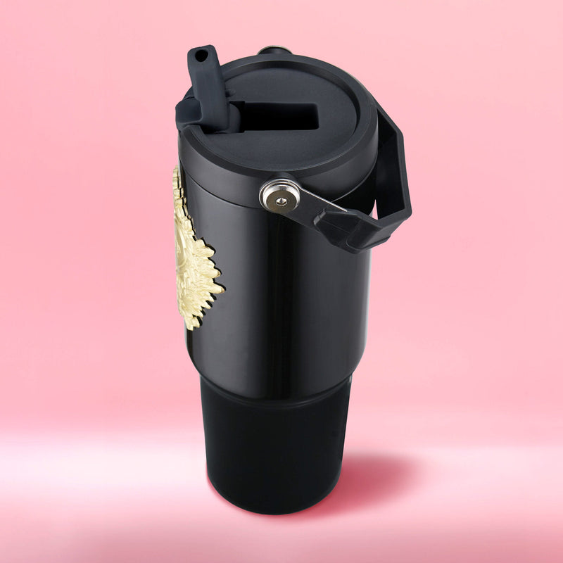 Flip & Sip Hydration Stainless Steel Tumbler