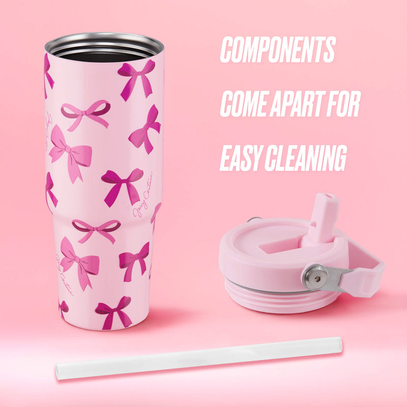 Flip & Sip Hydration Stainless Steel Tumbler