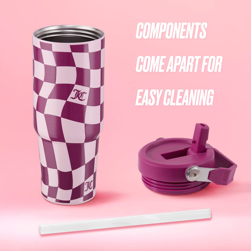Flip & Sip Hydration Stainless Steel Tumbler