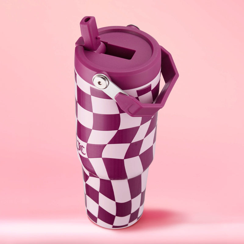 Flip & Sip Hydration Stainless Steel Tumbler