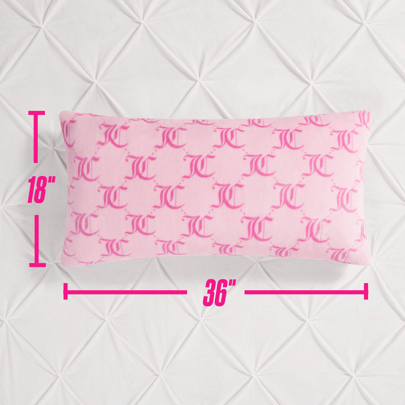 Lattice Print Plush Body Pillow