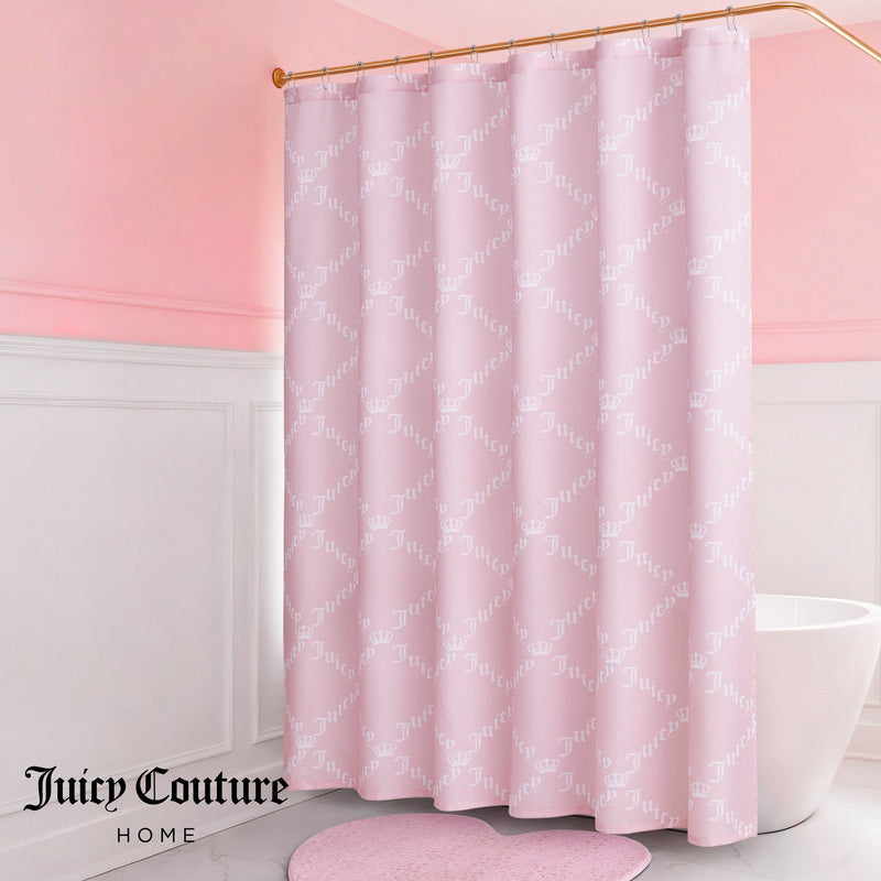 Shower Curtain and Hooks Set