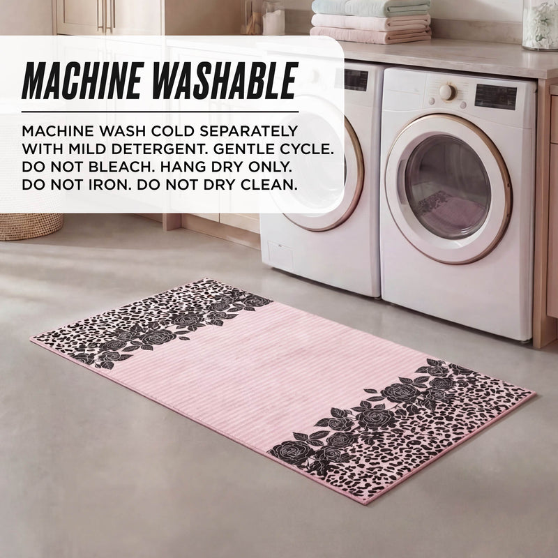 Finely Washable Rug, 2' x 4'