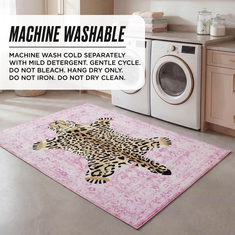 Finely Washable Rug, 3' x 5'