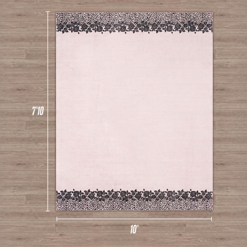 Finely Washable Rug, 7'10 x 10'