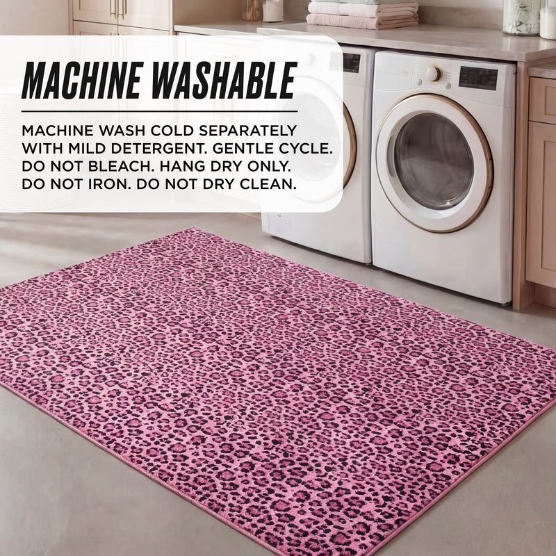 Finely Washable Rug, 5' x 7'