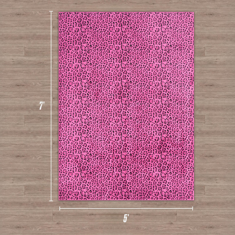 Finely Washable Rug, 5' x 7'