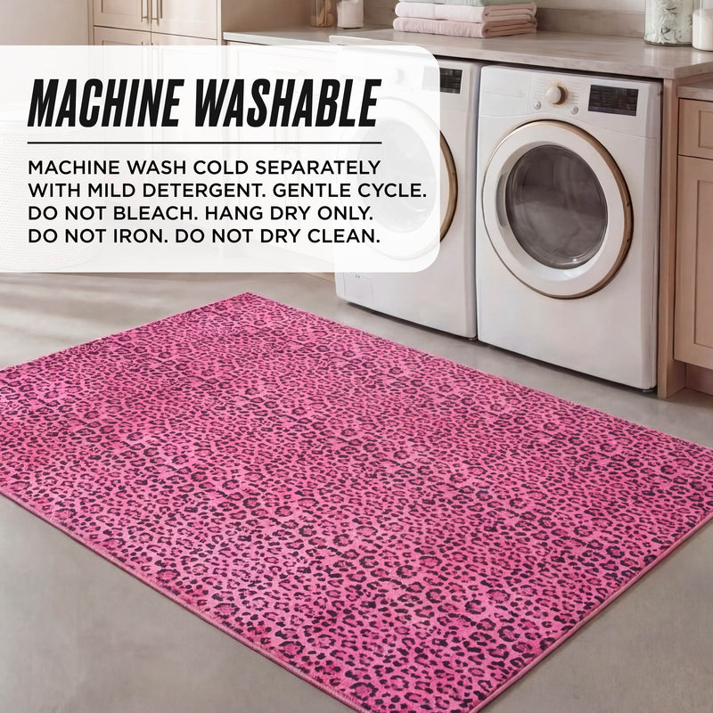 Finely Washable Rug, 5' x 7'