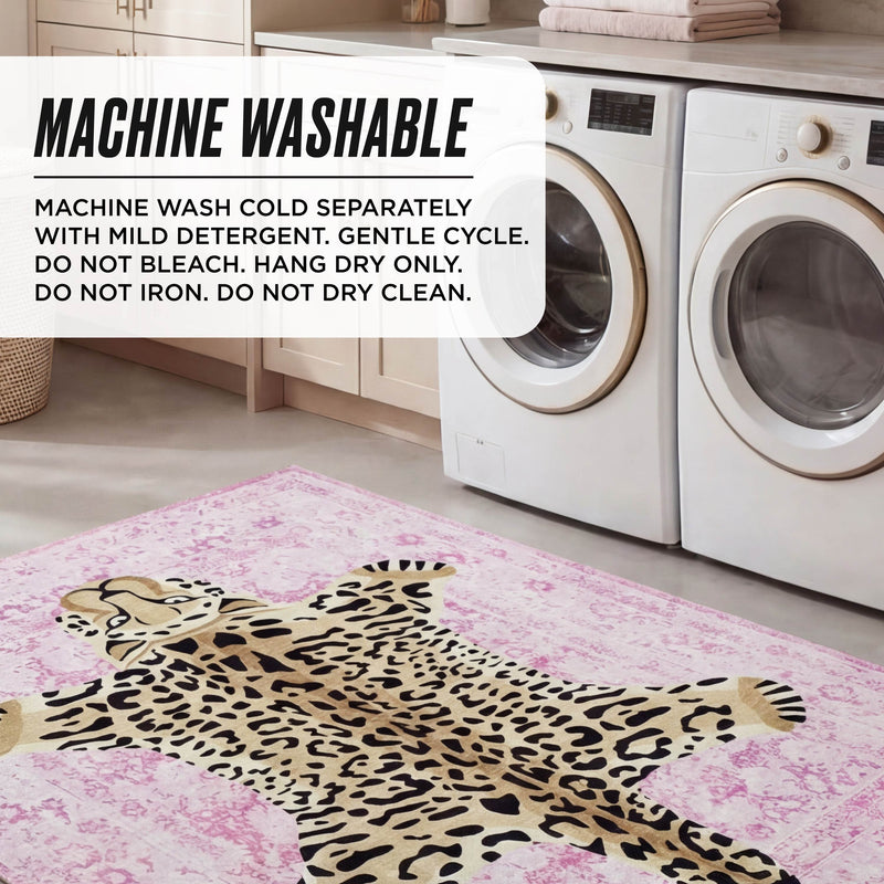 Finely Washable Rug, 7'10 x 10'