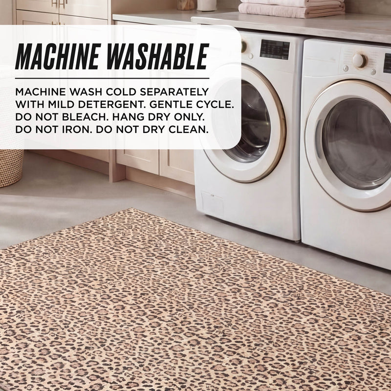 Finely Washable Rug, 7'10 x 10'