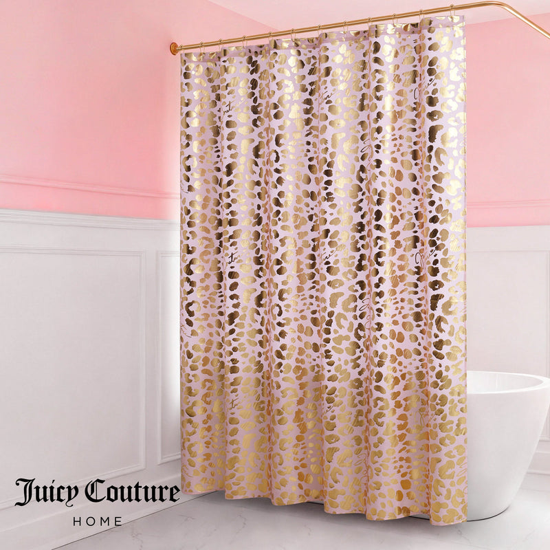 Shower Curtain and Hooks Set