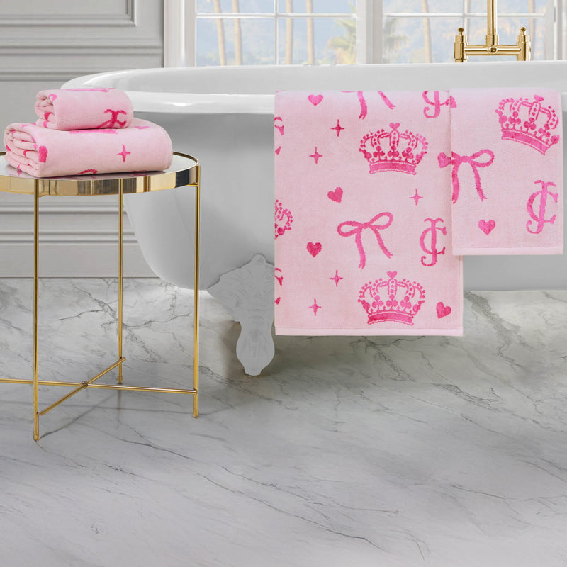 Printed Jacquard Bath Towel Set