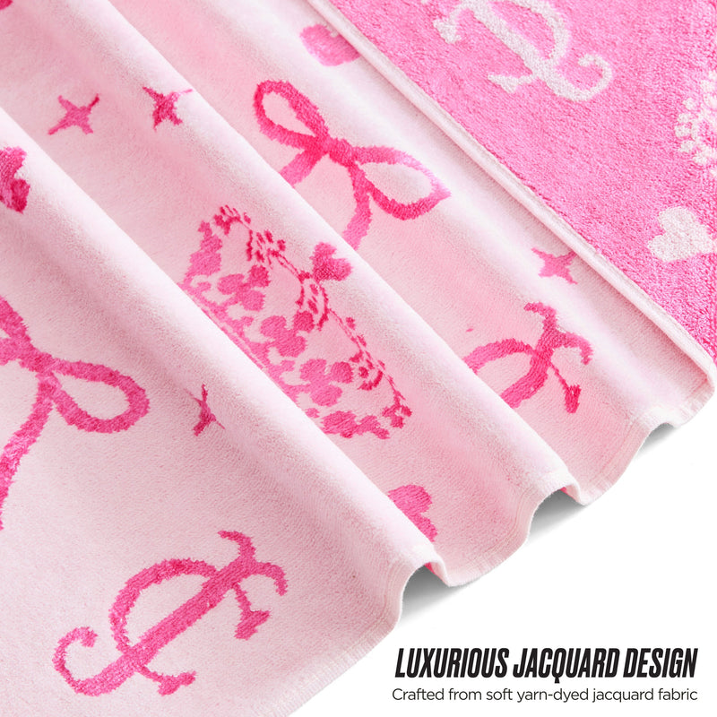 Printed Jacquard Bath Towel Set