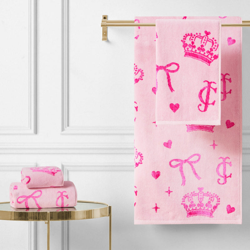 Printed Jacquard Bath Towel Set