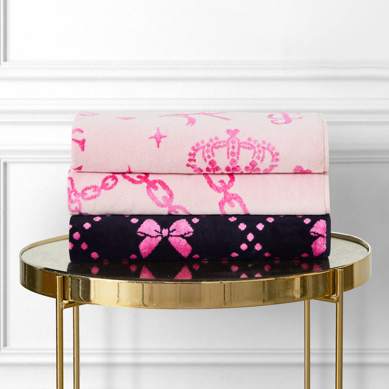 Printed Jacquard Bath Towel Set