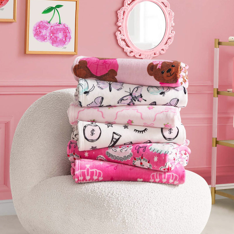 Kids Plush Throw Blanket