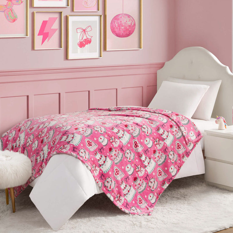 Kids Plush Throw Blanket