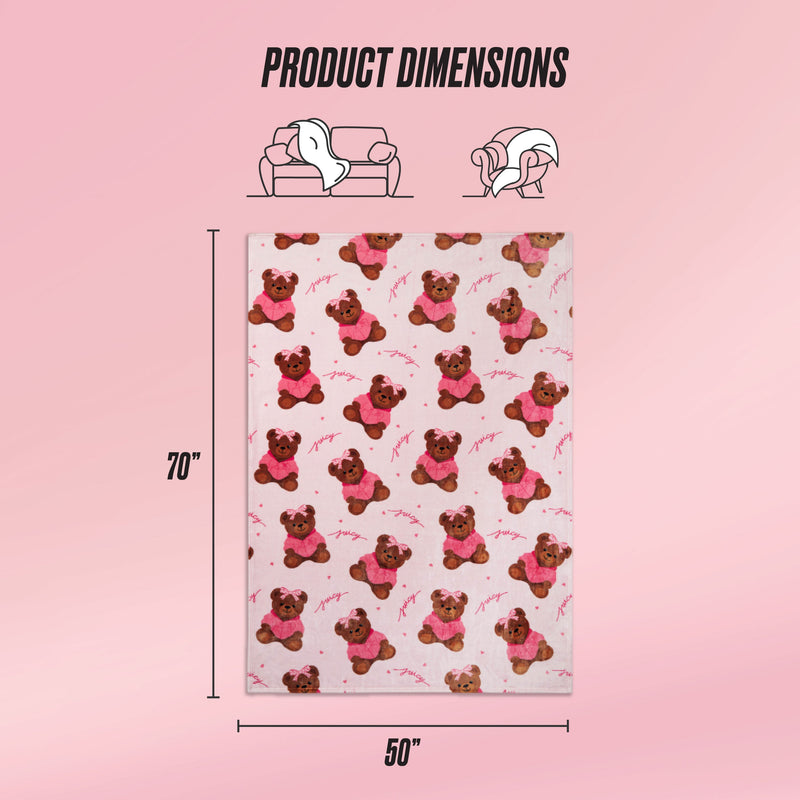 Kids Plush Throw Blanket