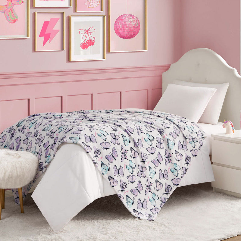 Kids Plush Throw Blanket