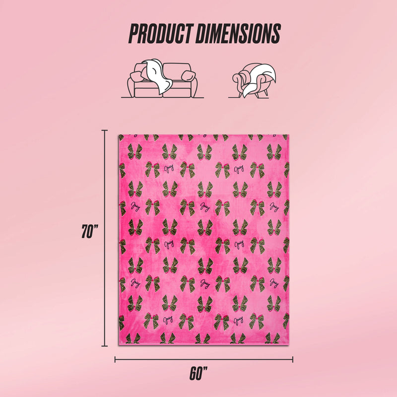 Plush Oversized Throw Blanket, 60" x 70"