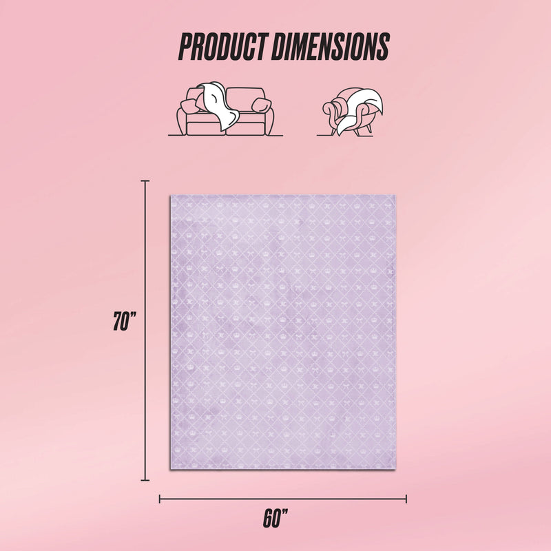 Plush Oversized Throw Blanket, 60" x 70"