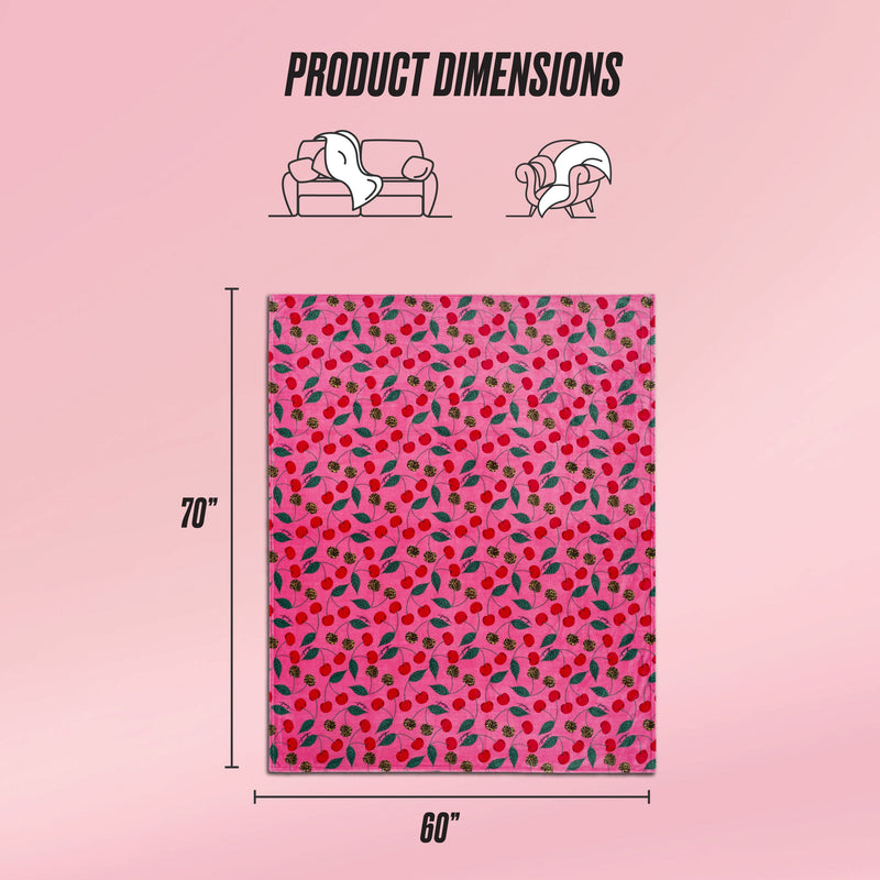 Plush Oversized Throw Blanket, 60" x 70"
