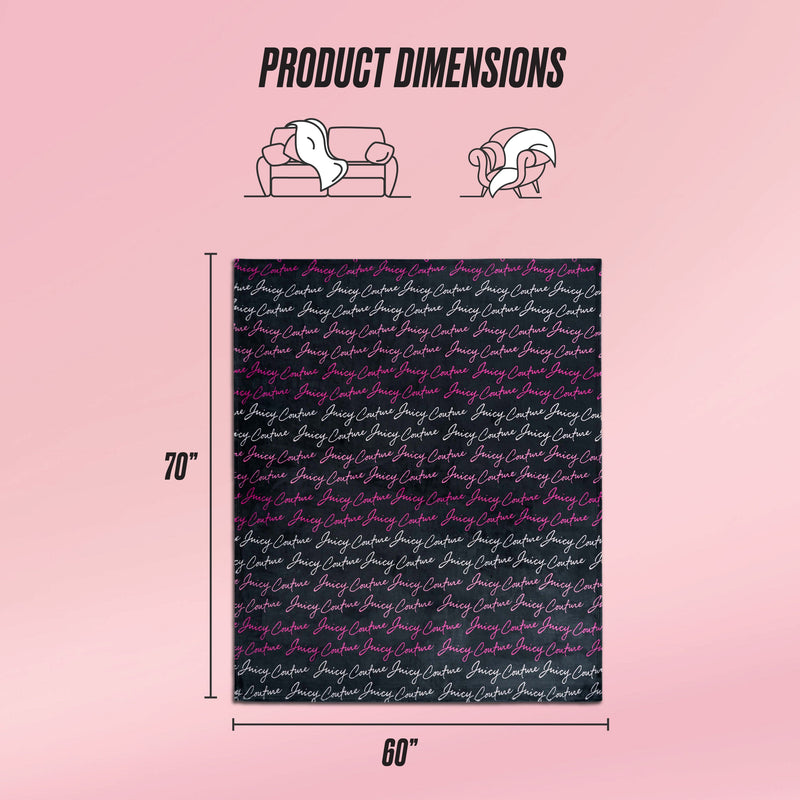 Plush Oversized Throw Blanket, 60" x 70"