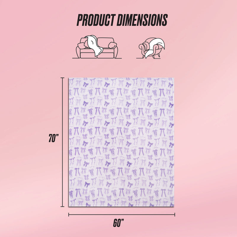 Plush Oversized Throw Blanket, 60" x 70"