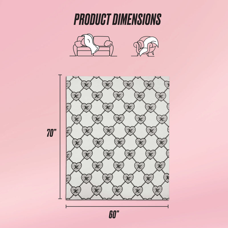 Plush Oversized Throw Blanket, 60" x 70"