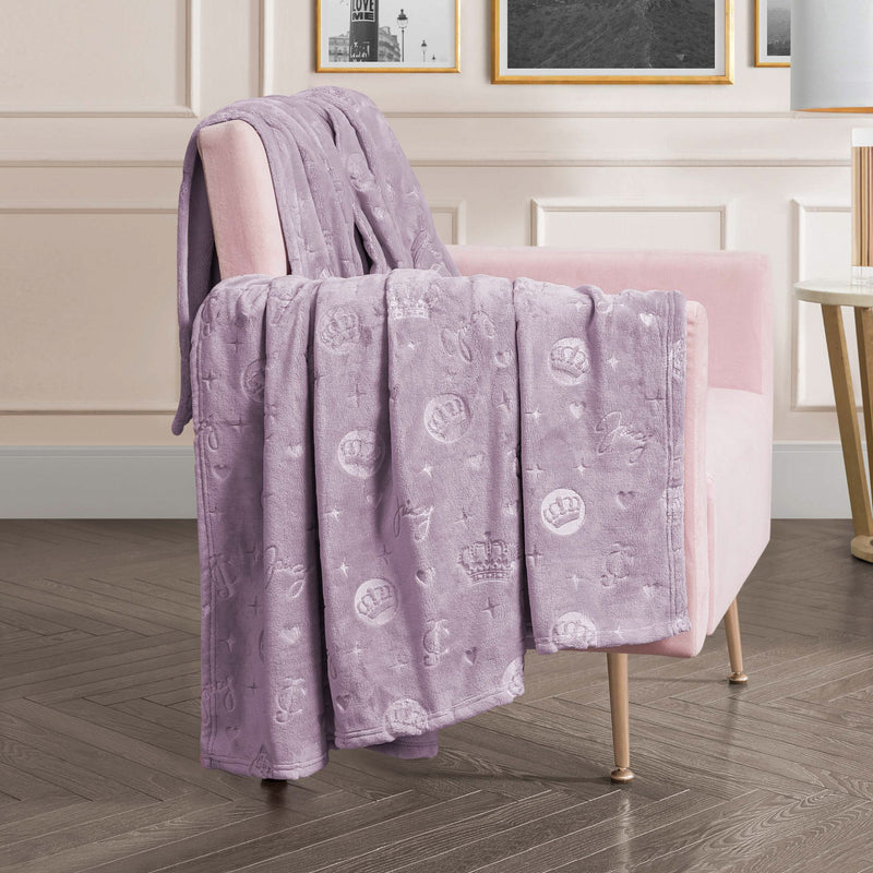 Embossed Plush Oversized Throw Blanket