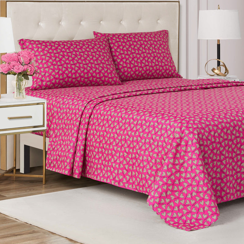 Printed Microfiber Sheet Set