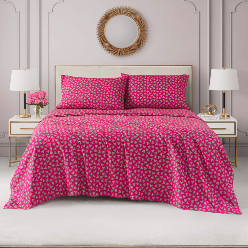 Printed Microfiber Sheet Set