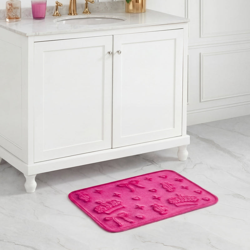 Quilted Memory Foam Bath Mat, 17" x 24"
