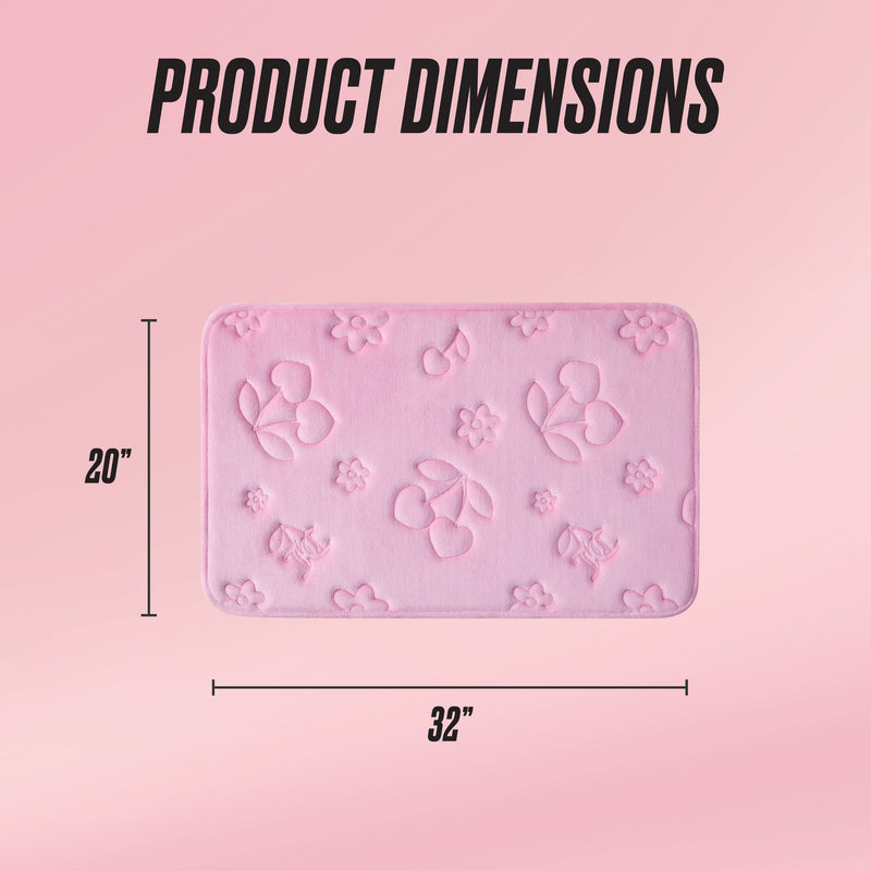 Quilted Memory Foam Bath Mat, 20" x 32"