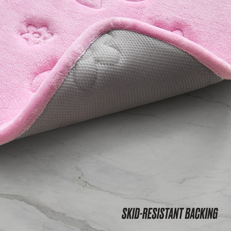 Quilted Memory Foam Bath Mat, 20" x 32"